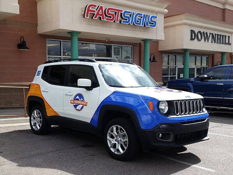 Custom vehicle wrap and graphics